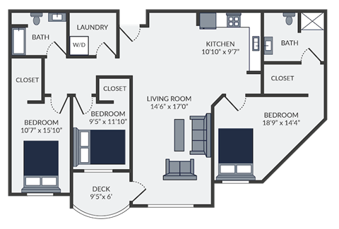 a floor plan of a home